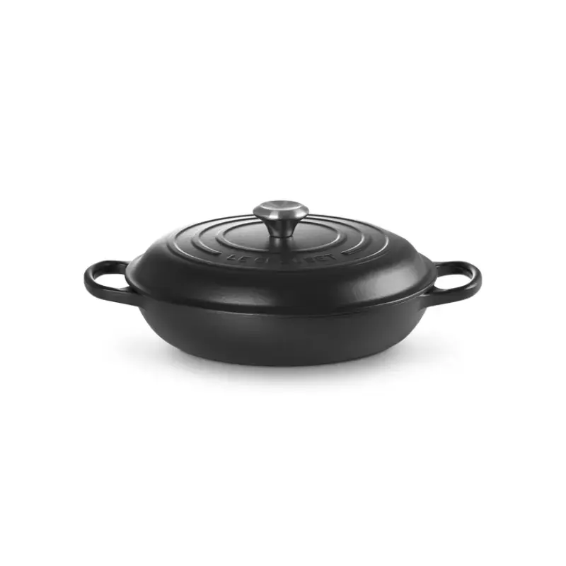 Čuguna katls sekls 30cm / 3,5L matēts melns