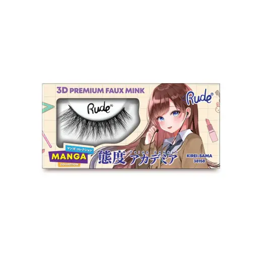 Rude Cosmetics, Chibi Manga Faux Mink - Kirei-Sama, False Eyelashes