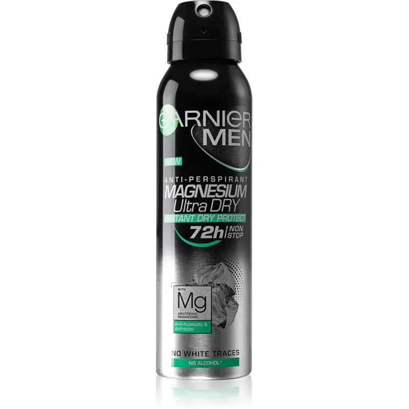 Garnier Magnesium Ultra Dry Deospray - Men's Antiperspirant with Magnesium - 150 Ml