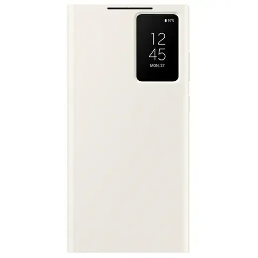 Etui Samsung EF-ZS918CU S23 Ultra S918kremowy/cream Smart View Wallet Case
