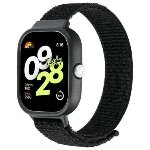 Beline nutikella rihm Redmi Watch 4 jaoks | silikoonist | must