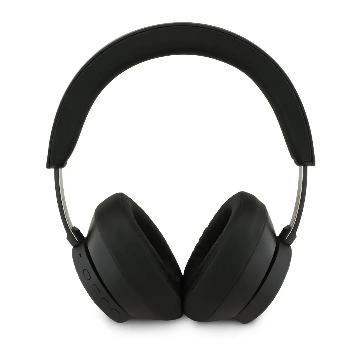 Guess PU Saffiano Triangle Logo ENC Wireless Headphone Black