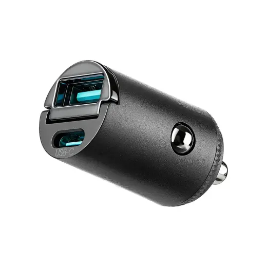 Joyroom JR-CCN18 auto lādētājs | 65W | USB-A, USB-C | melns