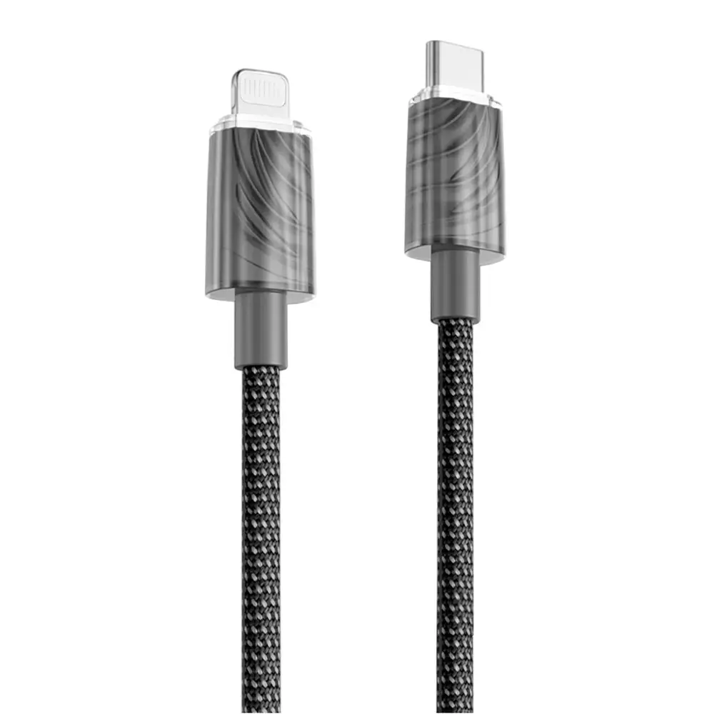 Proove Spectral data transfer and charging cable | USB-C to Lightning | 15W | 1m | gray