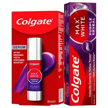 COLGATE Max White Purple - Tooth whitening set