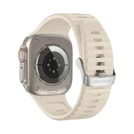 Decoded Ultra Traction Strap for Apple Watch 42 | 44 | 45 | 49 mm - White