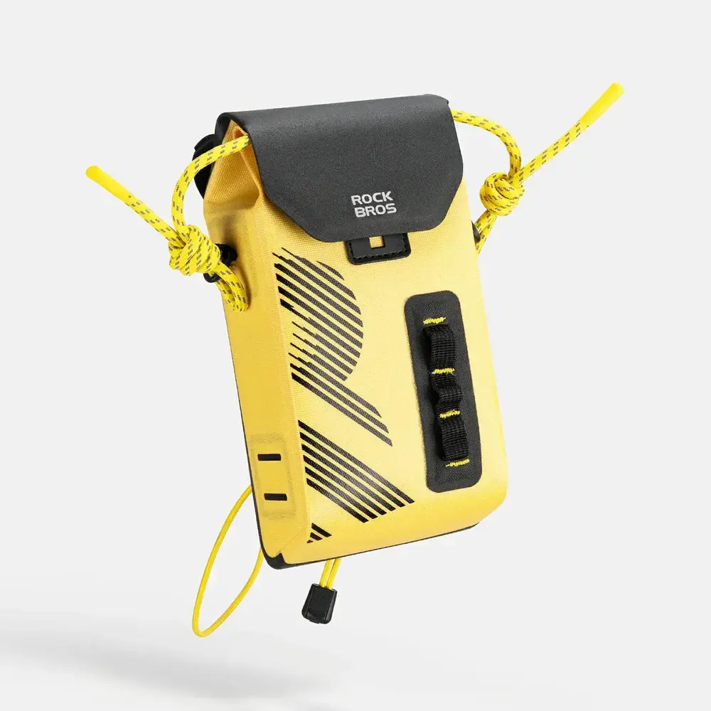 Torba rowerowa Rockbros AS-160 na kierownicę wodoodporna 1,3 l - żółta