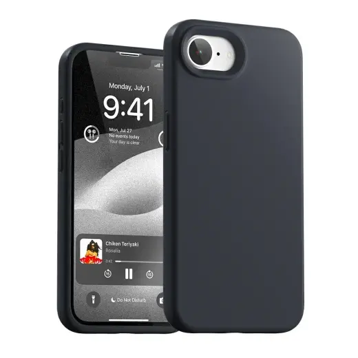 Чехол для телефона Mercury силиконовый для iPhone 16 синий