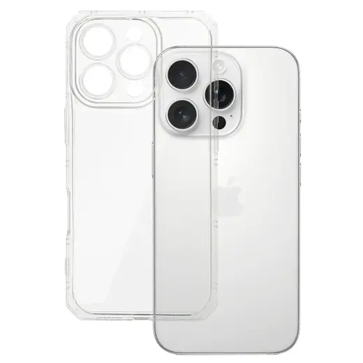 Armor Antishock telefoni ümbris iPhone 16 Pro Max läbipaistev