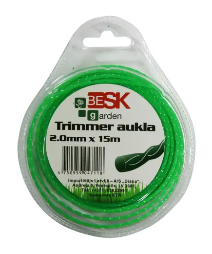 Trimmera aukla 2.0mm*15m twist
