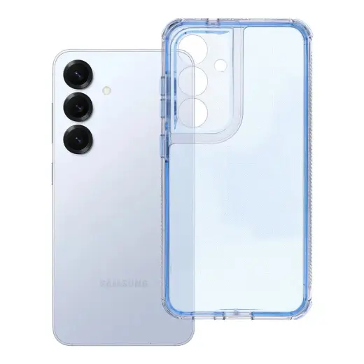 MATRIX CLEAR Case for SAMSUNG S25 blue