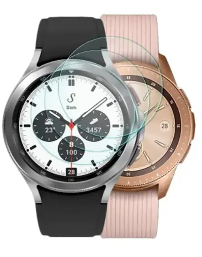 Fusion Nano 9H aizsargstikls pilnam ekrānam Samsung Galaxy Watch 4 Classic 46mm