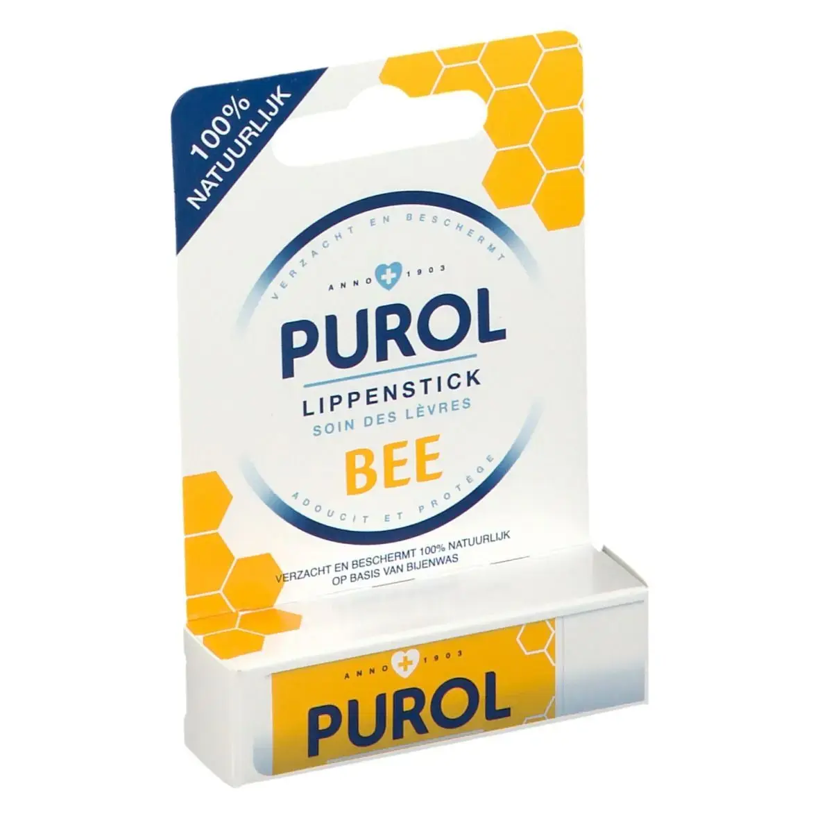 Purol BEE Soin Des Lèvres Cire D'abeille Naturelle