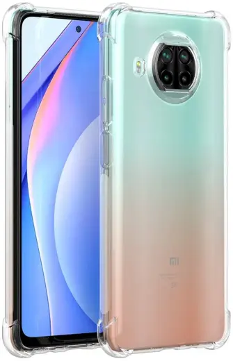Fusion anti shock 0.5 mm silicone case for Xiaomi Mi 10T Lite 5G transparent