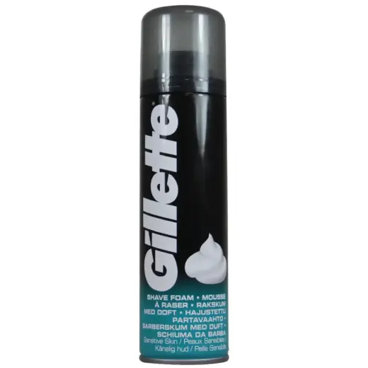 Skūšanās putas Gillette Shaving Foam Sensitive 200ml