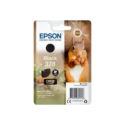 Epson Ink 378 Black Schwarz (C13T37814010)