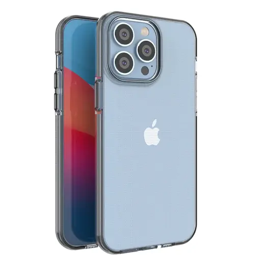 Spring Case telefono dėklas iPhone 14 Pro Max juodas