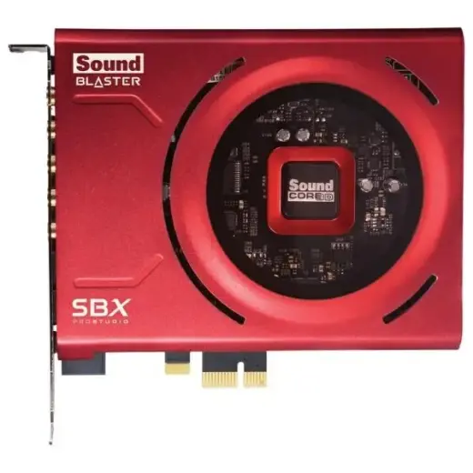 Creative Karta dźwiękowa Sound Blaster    Z SE PCI-e czerwony|red