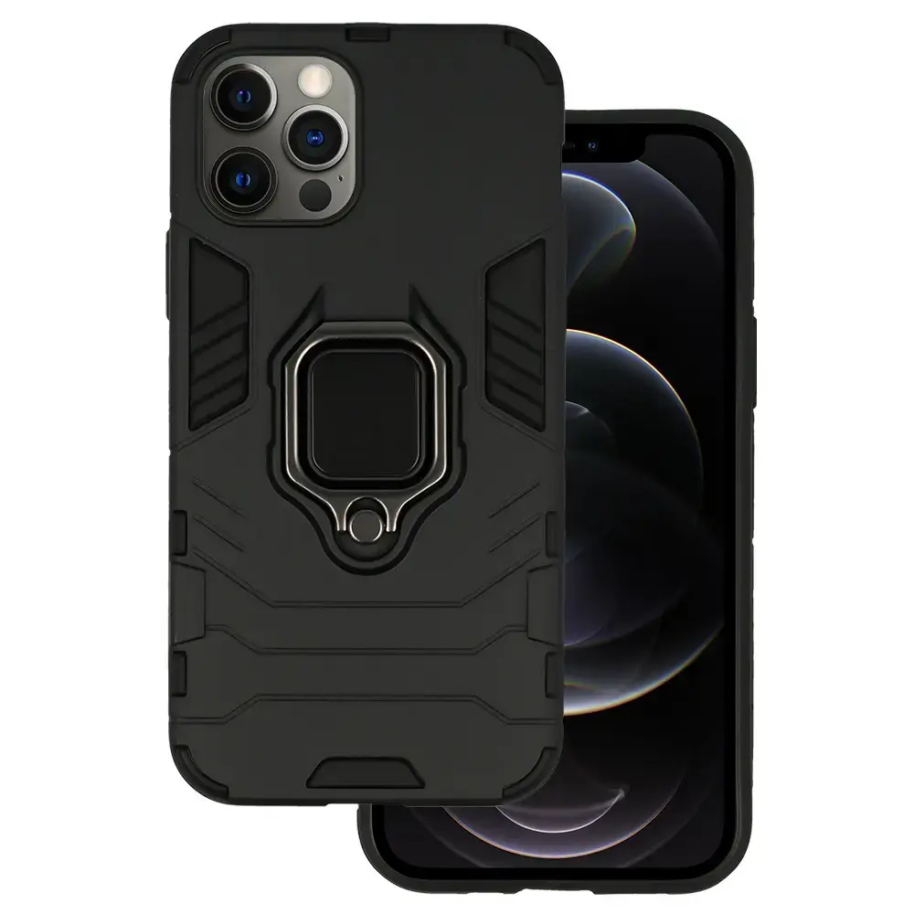 Ring Armor Case for Iphone 12 Pro Max Black