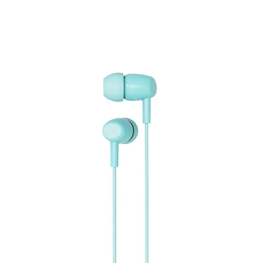 XO wired earphones EP50 jack 3,5mm green 1pcs