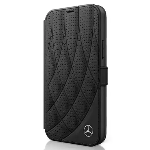 Mercedes MEFLBKP12MDIQBK iPhone 12|12 Pro 6,1" czarny|black book Bow Line