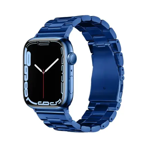 Forcell F-Design išmaniojo laikrodžio dirželis Apple Watch (38/40/41 mm) | nerūdijantis plienas | mėlynas