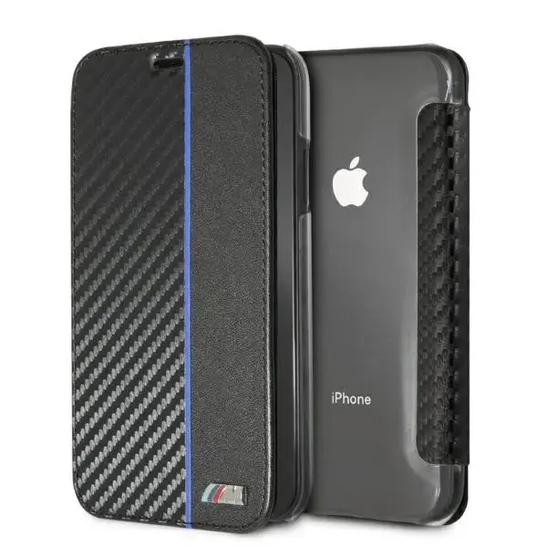BMW BMBKTRI61CAPNBK iPhone Xr book navy|niebieski Carbon