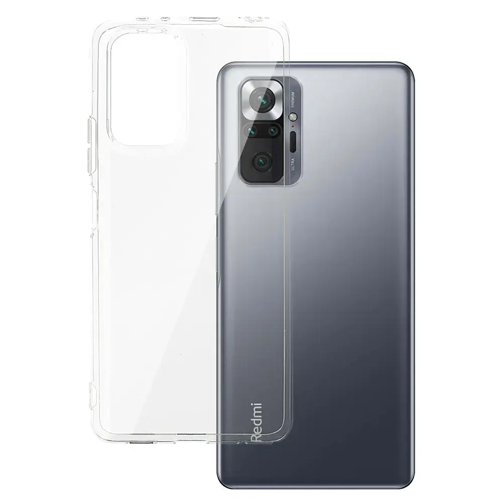 Back Case 2 mm Perfect for XIAOMI REDMI NOTE 10 PRO/NOTE 10 PRO MAX TRANSPARENT