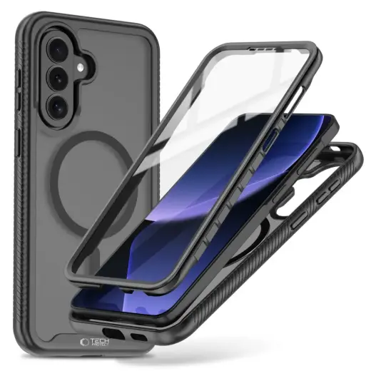 TECH-PROTECT Defense telefono dėklas su MagSafe palaikymu Samsung Galaxy A57 (A576) juodas