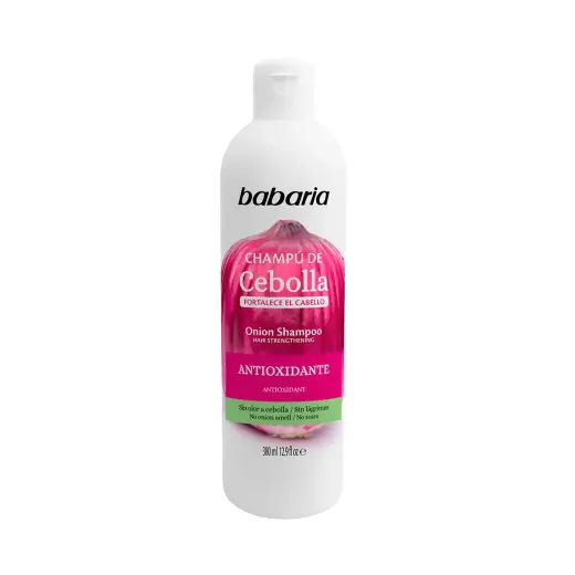 Babaria, Onion, Hair Shampoo, Antioxidant & Fortifying, 380 ml