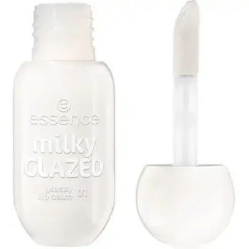 Essence Milky GLAZED Glossy Lip Balm - Lesklý balzám na rty 4 ml 06 Cherry on Top