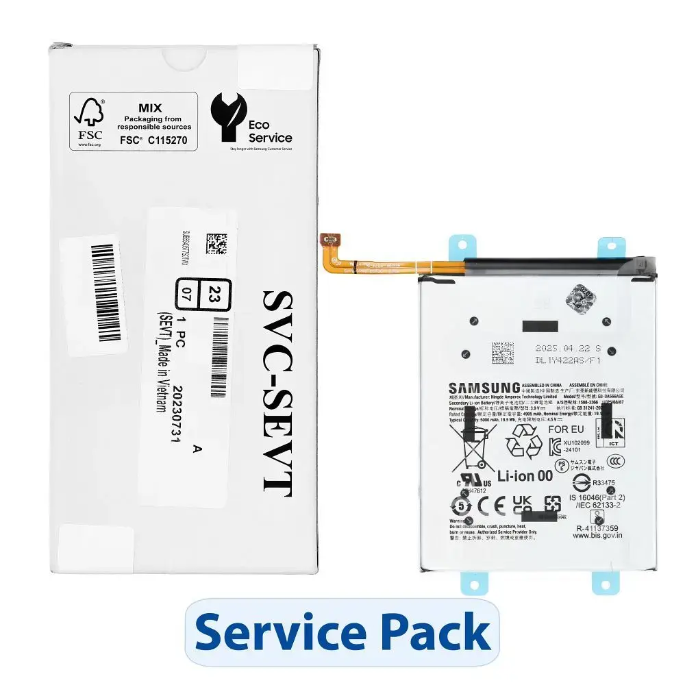 ServicePack Battery EB-BA566ASE for SAMSUNG A36 5G A366B GH82-36843A