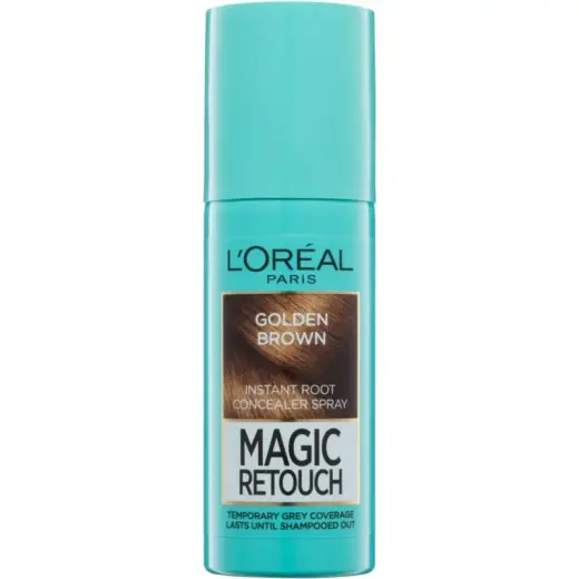 Magic retouch hair corrector and grey hair regrowth (Instant root corrector spray) 75 ml - Shade: 08 Golden Brown.