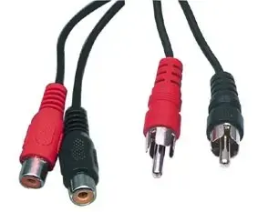 GOOBAY Vads 2xRCA-2xRCA kontaktdakšiņa-ligzda 2.5m