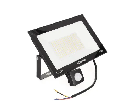 LED Floodlight 100W with Motion Sensor – Warm White 2700K