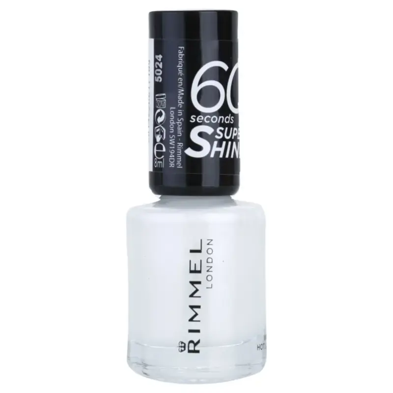 Debenhams 60 Seconds Super Shine Nail Polish in White Hot Love