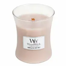 Woodwick Vanilla & Sea Salt Vase (vanilla and sea salt) - Scented candle