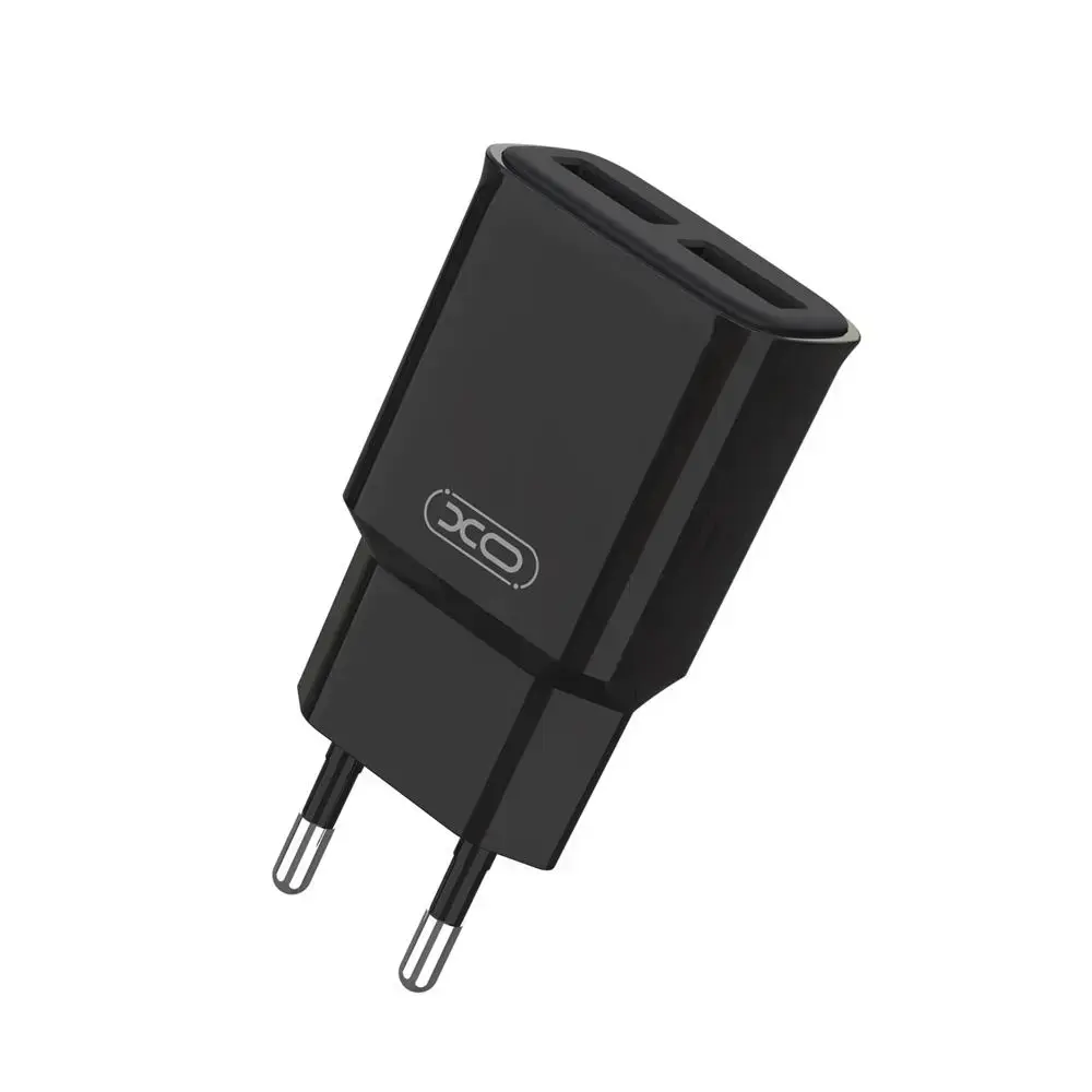 XO wall charger L92C 2x USB 2,4A black