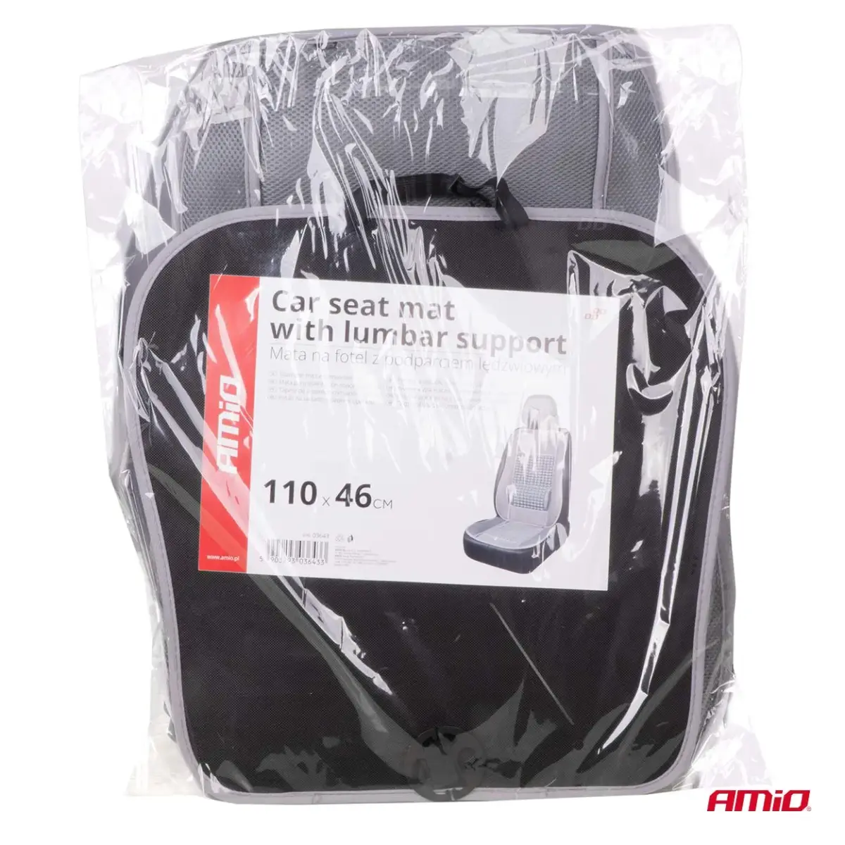 Car seat mat with lumbar support AMIO-03643