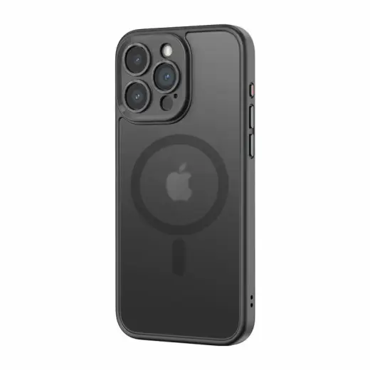 Rock Guard Touch Matte Series Magnetic Case for Iphone 15 black