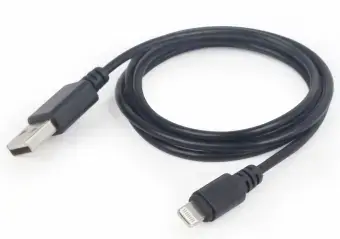 Gembird data transfer and charging cable | USB-A to Lightning | 1m | black