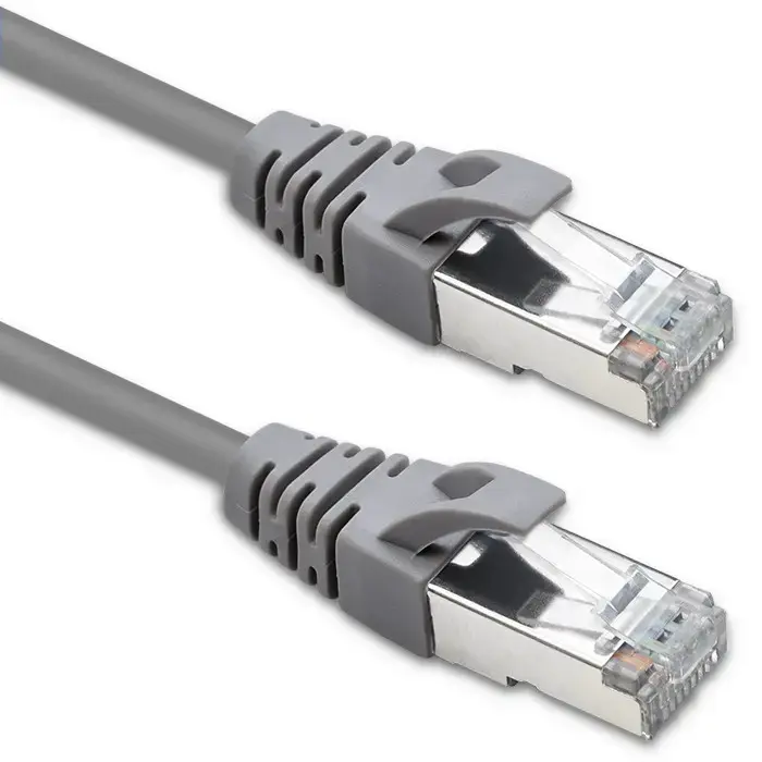 Qoltec Cable Patchcord FTP | CAT5e | 2 x RJ-45 | 1m | High speed | Gold | Shielded