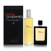 Hermès Terre D'Hermes Pure Perfume Gift Set Perfume 30 ml refill + Terre D'Hermes Pure Perfume 125 ml