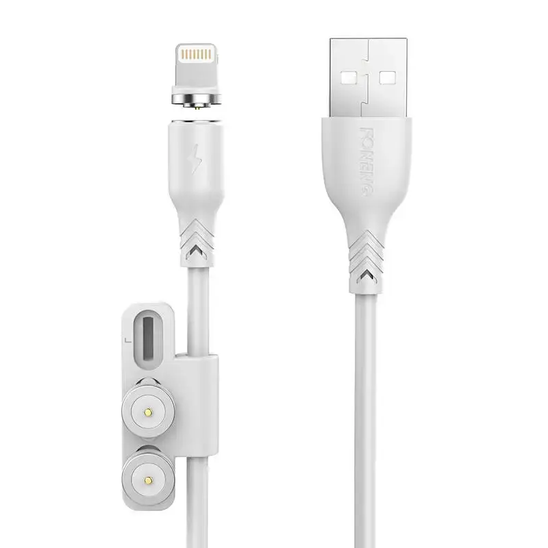 Foneng X62 3-in-1 data transfer and charging cable | USB-A to USB-C, Lightning, Micro USB | 12W | 1m | white