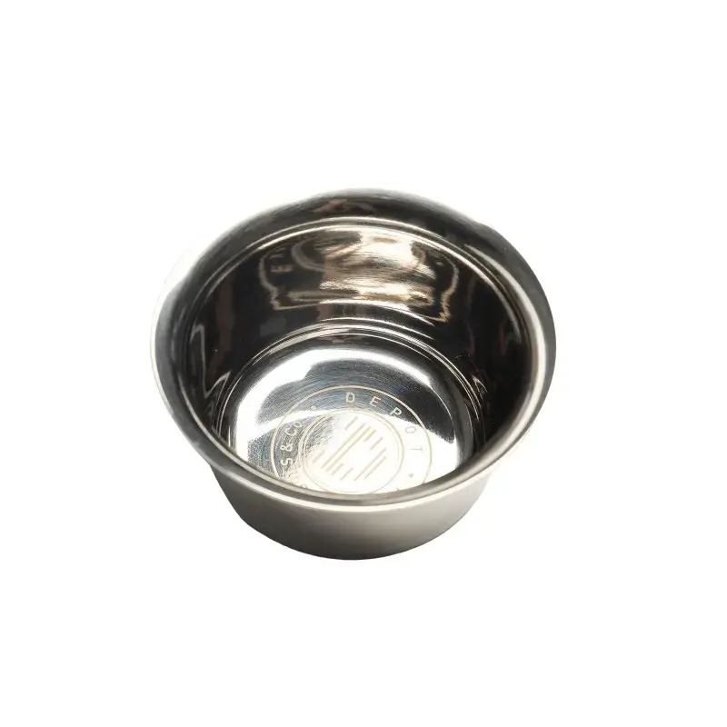 Depot, Accessories No. 735, Steel, Metal Shaving Bowl, Silver