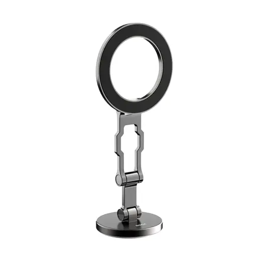 Rock Magnetic car holder Q08 Ring with stick-on base to dashboard black