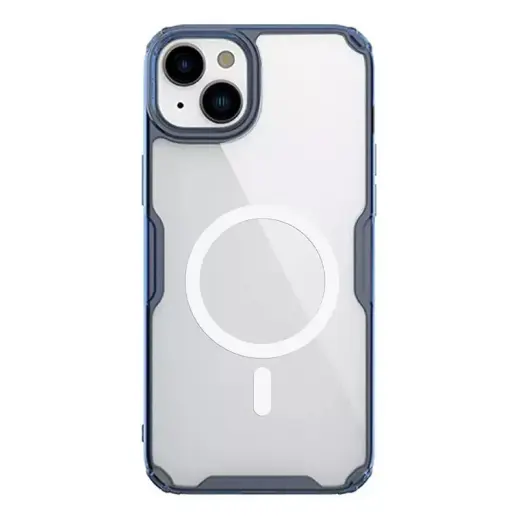 Nillkin Nature Pro Magnetic TPU Case for Iphone 15 Plus transparent-blue