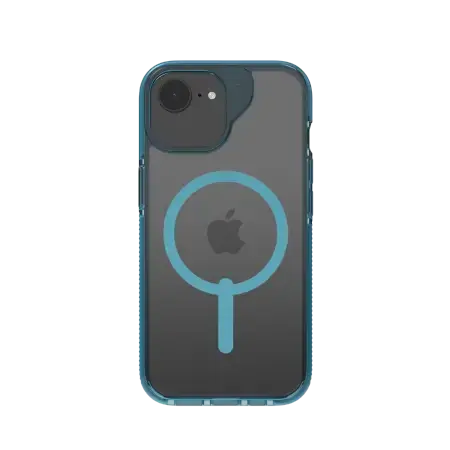 ZAGG Santa Cruz Snap Case with MagSafe for iPhone 16e (2025) | 15 | 14 | 13 - Blue