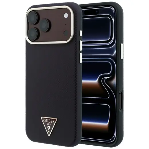 Guess Kevlar Triangle Logo чехол с поддержкой MagSafe для телефона iPhone 18 Pro Max | iPhone 17 Pro Max красный