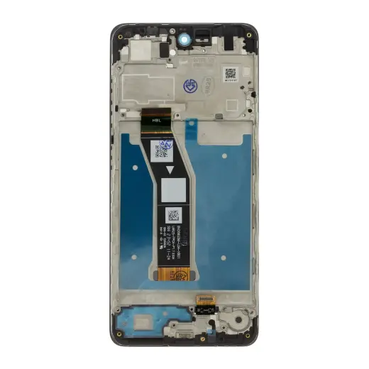 Motorola E14 LCD Display + Touch Unit Black + Front Cover